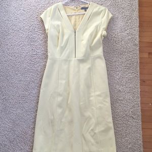 Lemon yellow dress size 8 butter yellow